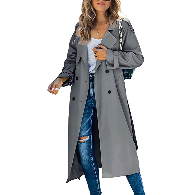 Damen Trenchcoat mit schmaler Silhouette