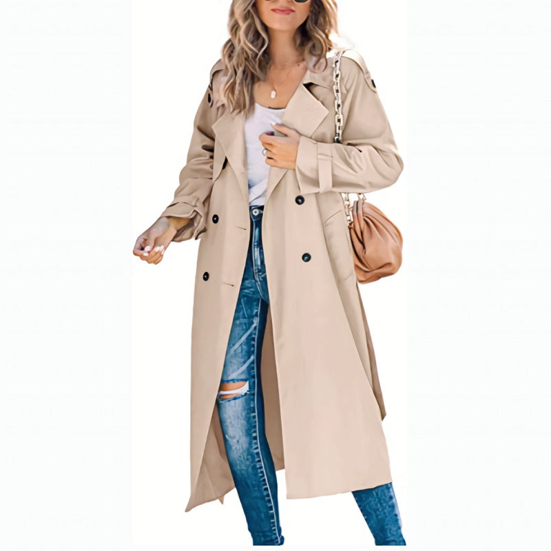 Damen Trenchcoat mit schmaler Silhouette