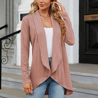 Damen Cardigan drapiert – Regular Fit