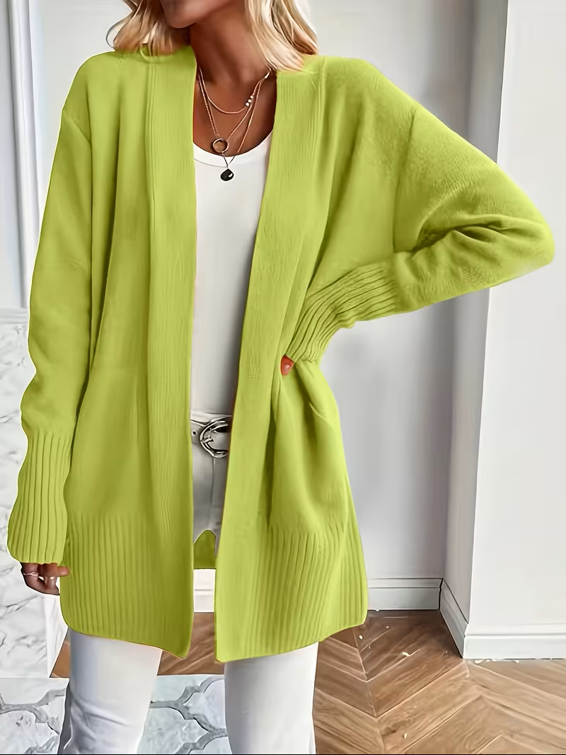Damen Cardigan fließend – Relaxed Fit, Casual