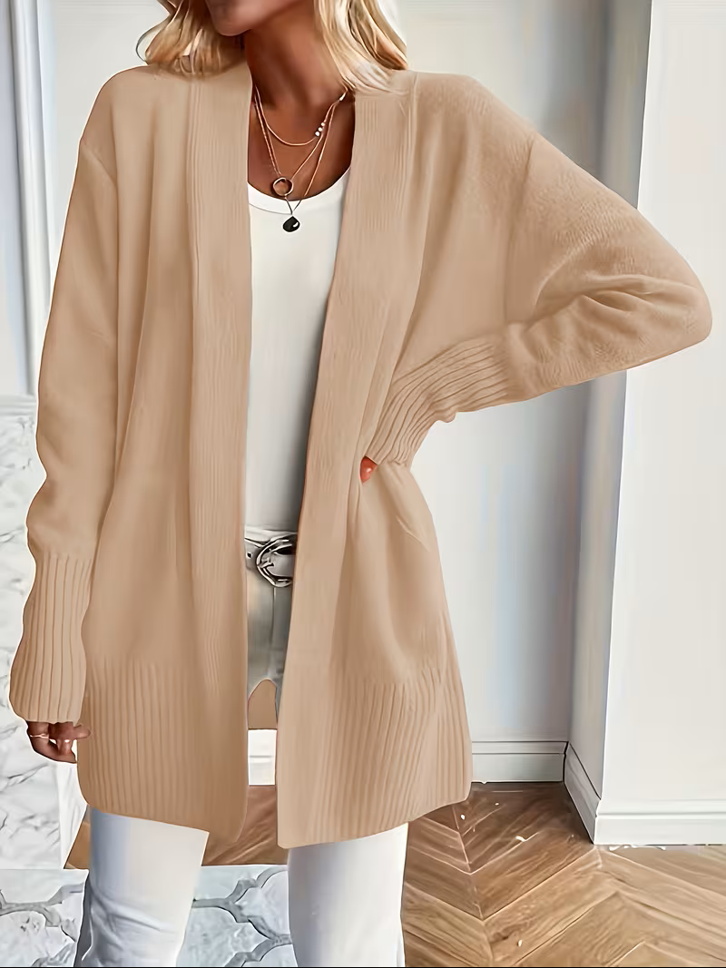 Damen Cardigan fließend – Relaxed Fit, Casual