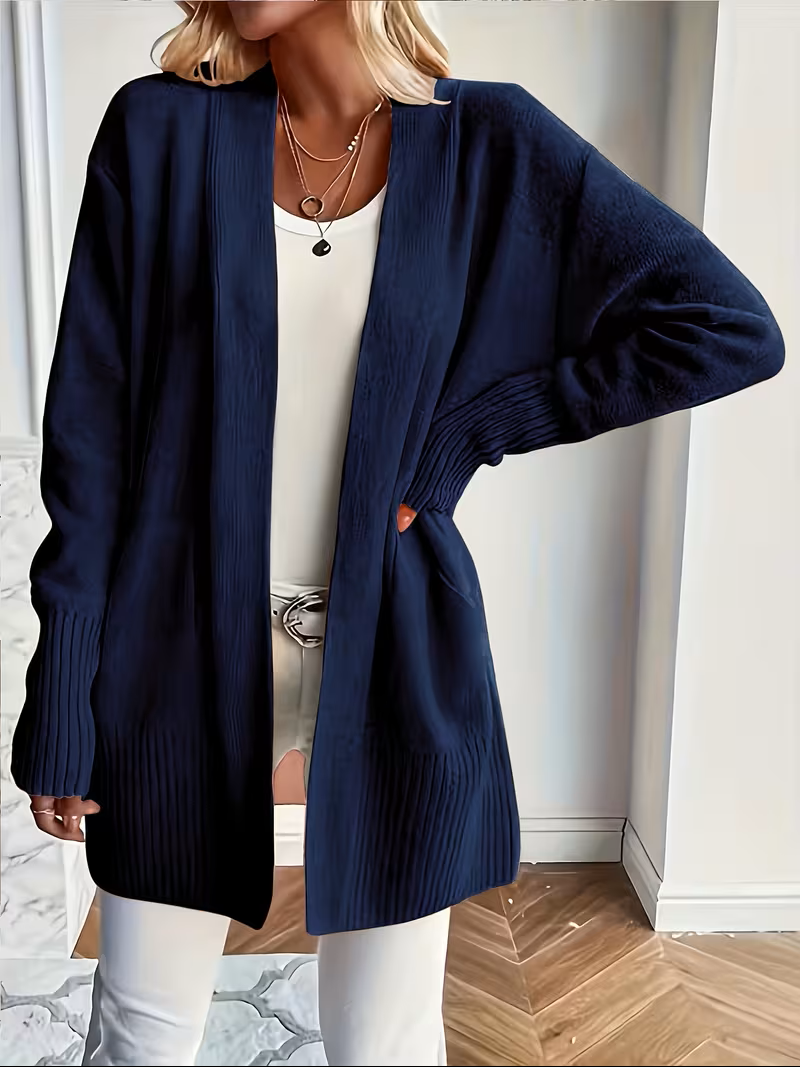Damen Cardigan fließend – Relaxed Fit, Casual