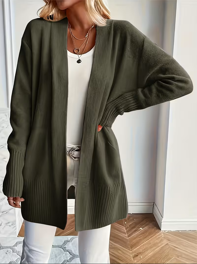 Damen Cardigan fließend – Relaxed Fit, Casual