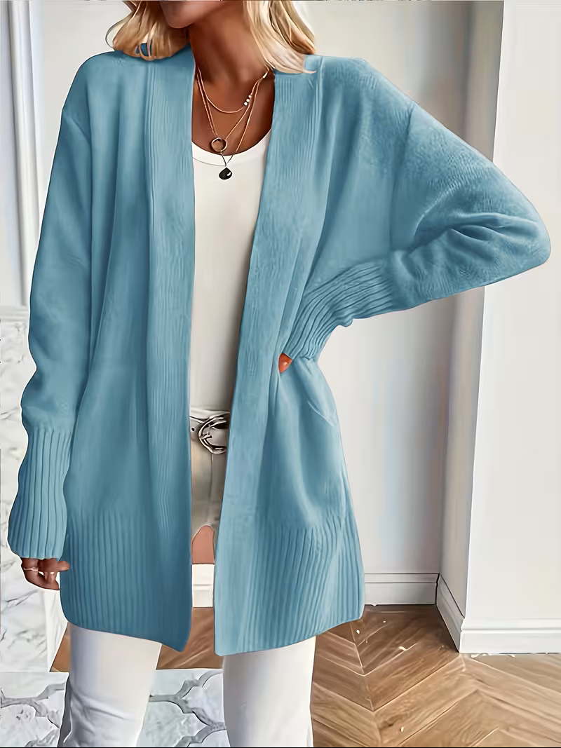 Damen Cardigan fließend – Relaxed Fit, Casual