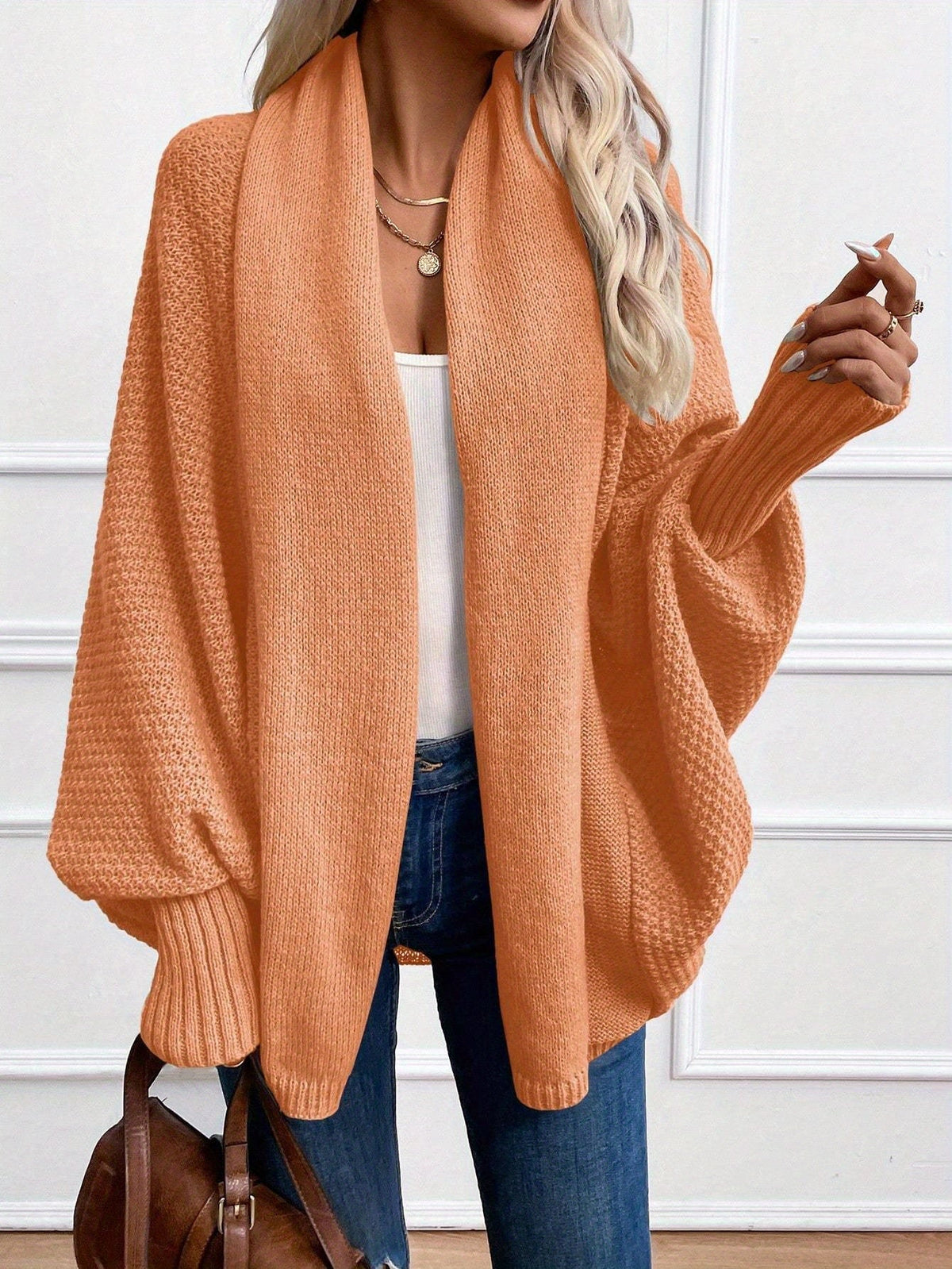 Damen Cardigan mit Schalkragen – Relaxed Fit