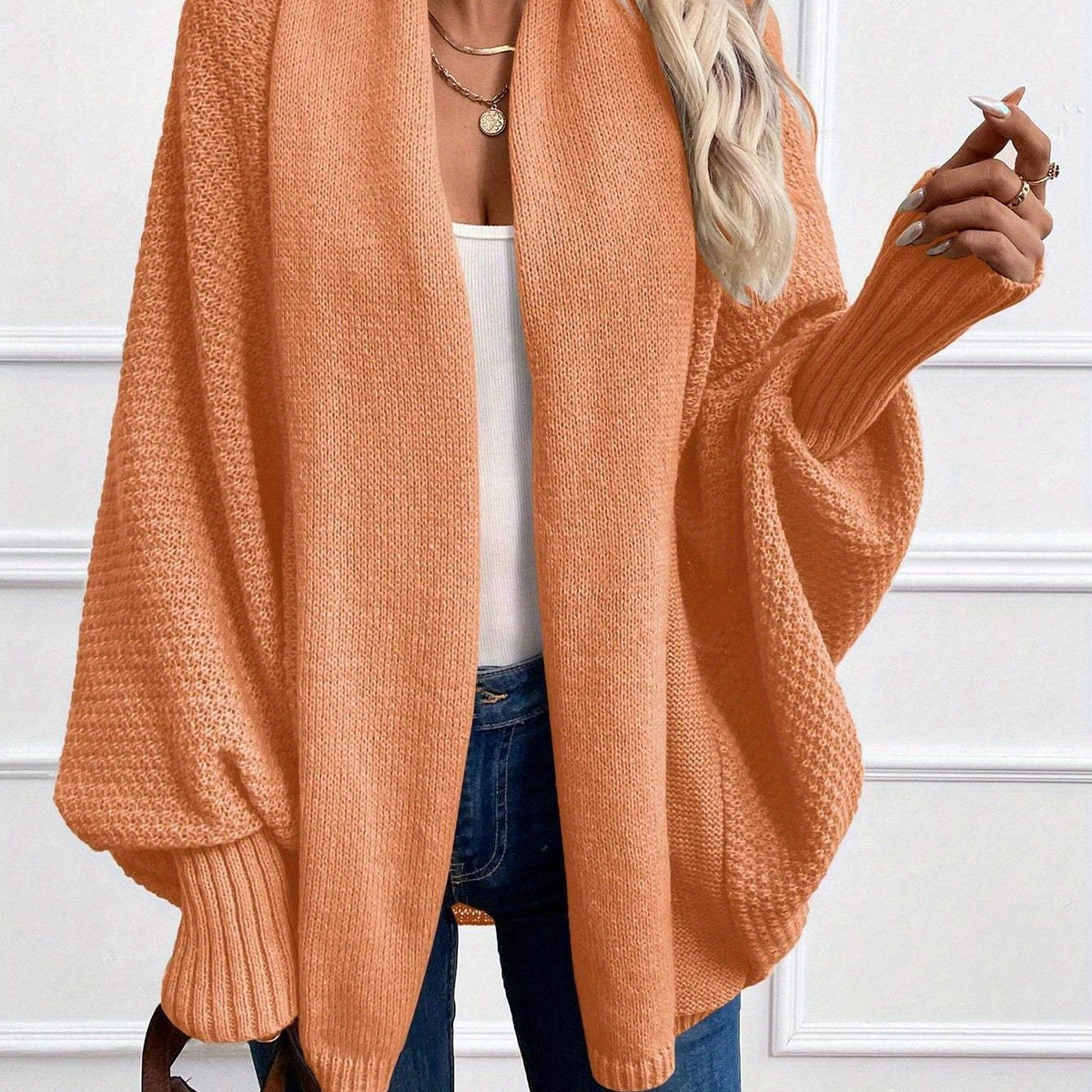 Damen Cardigan mit Schalkragen – Relaxed Fit