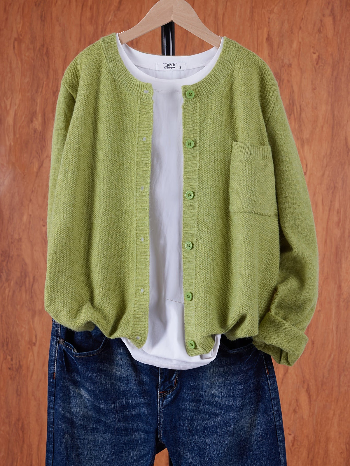 Damen Cardigan mit Knopfleiste – Slim Fit