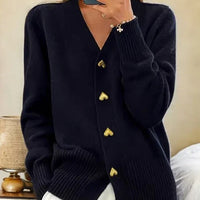 Damen Cardigan mit Zierknöpfen – Regular Fit