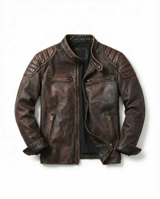 Herren Jacke mit verstärkten Schultern
