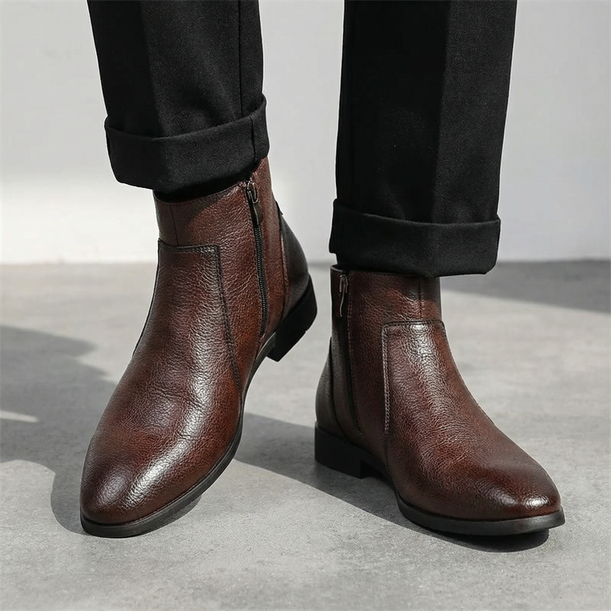 Herren Stiefel mit gepolstertem Innenfutter