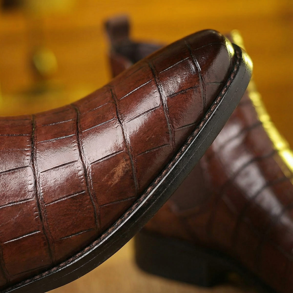 Herren Chelsea Boots mit Prägemuster