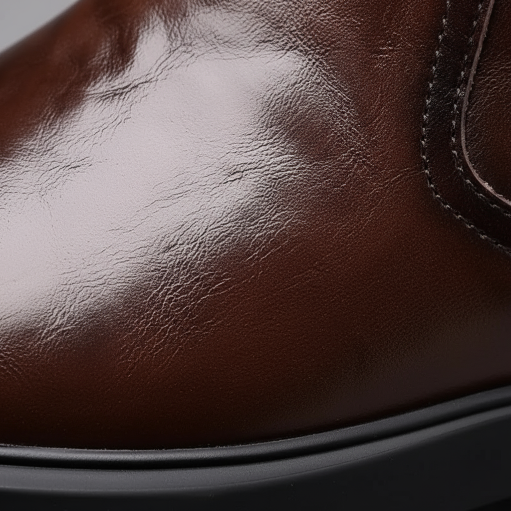Herren Stiefel mit Seitenreißverschluss und Used-Optik