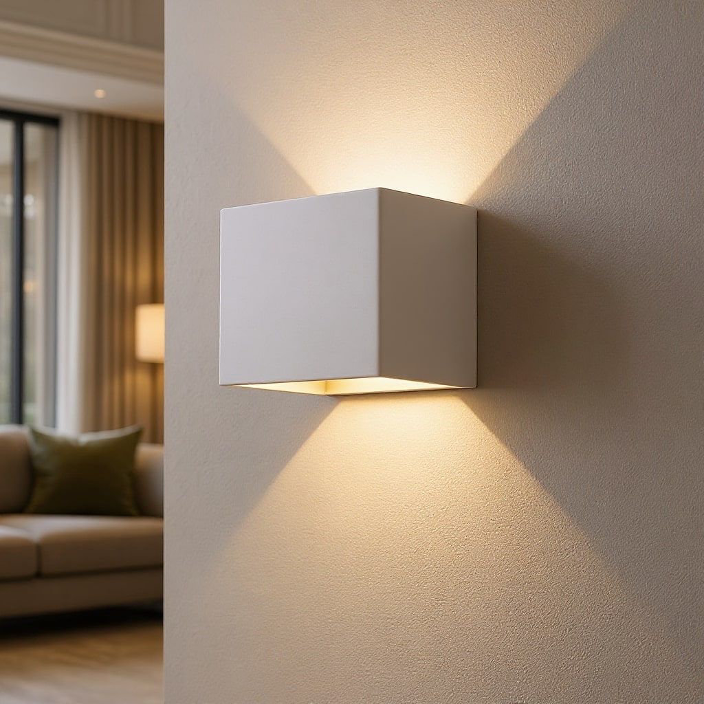 Kabellose LED Wandleuchte Minimalistisch Modern für Innen und Außen