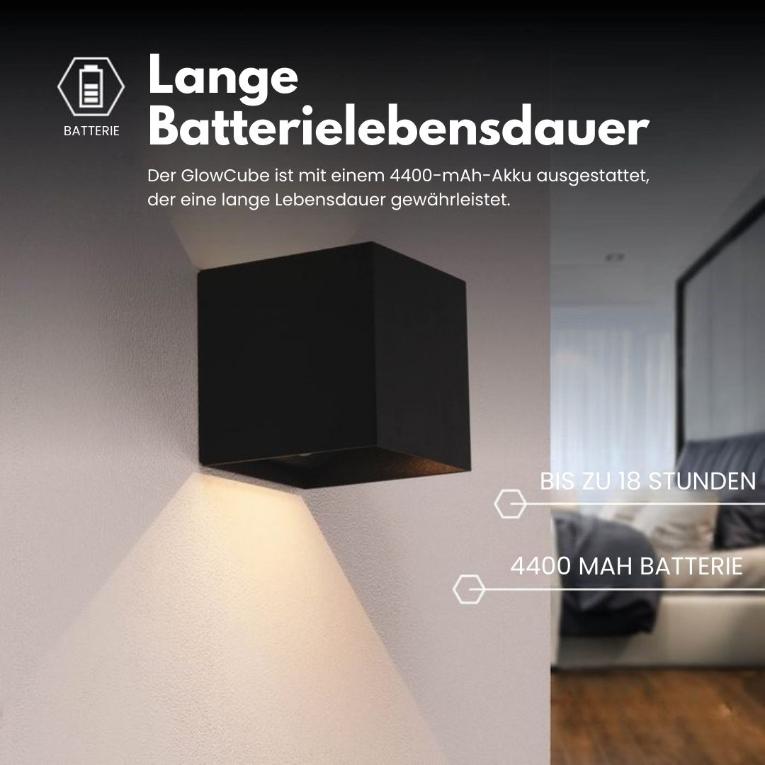 Kabellose LED Wandleuchte Minimalistisch Modern für Innen und Außen