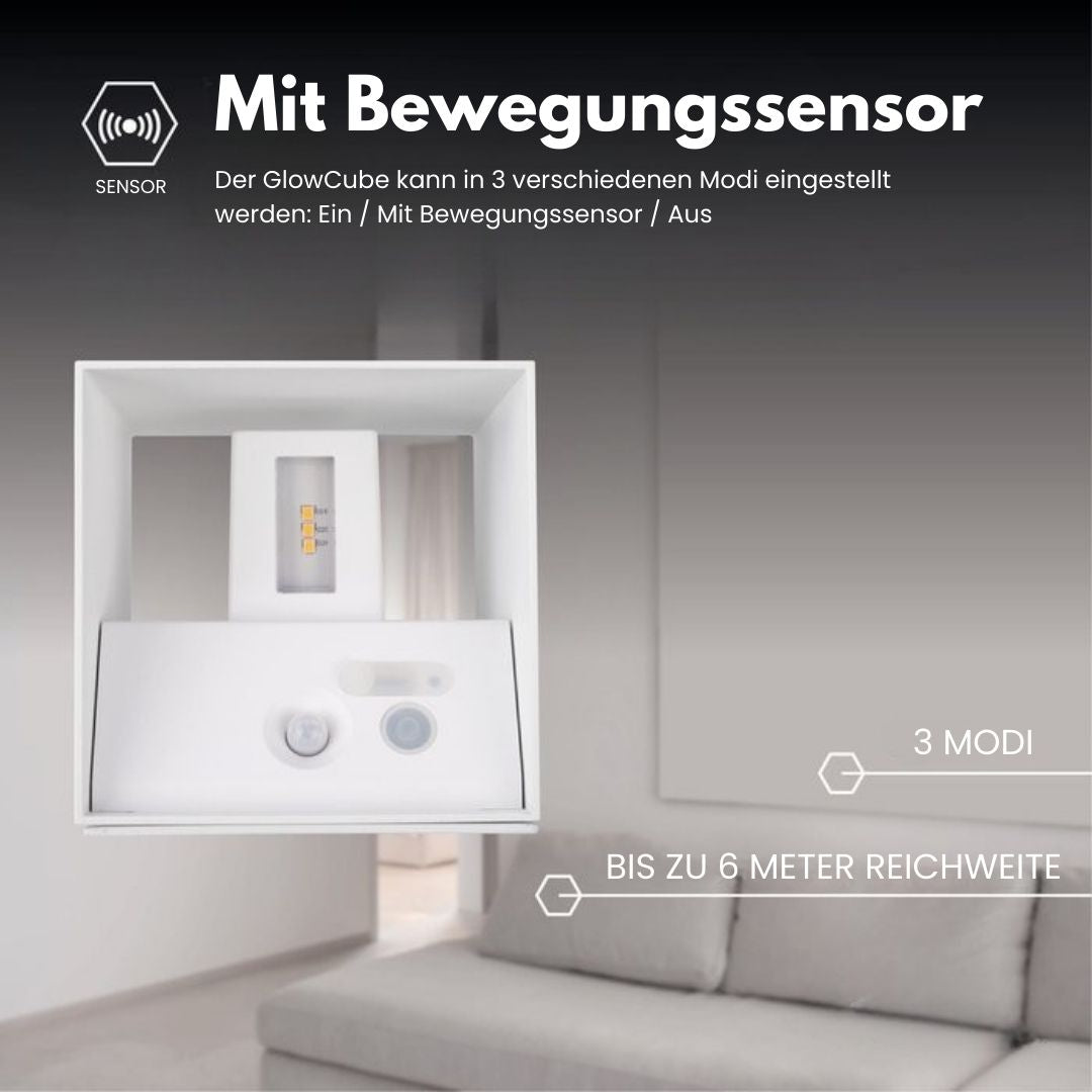 Kabellose LED Wandleuchte Minimalistisch Modern für Innen und Außen