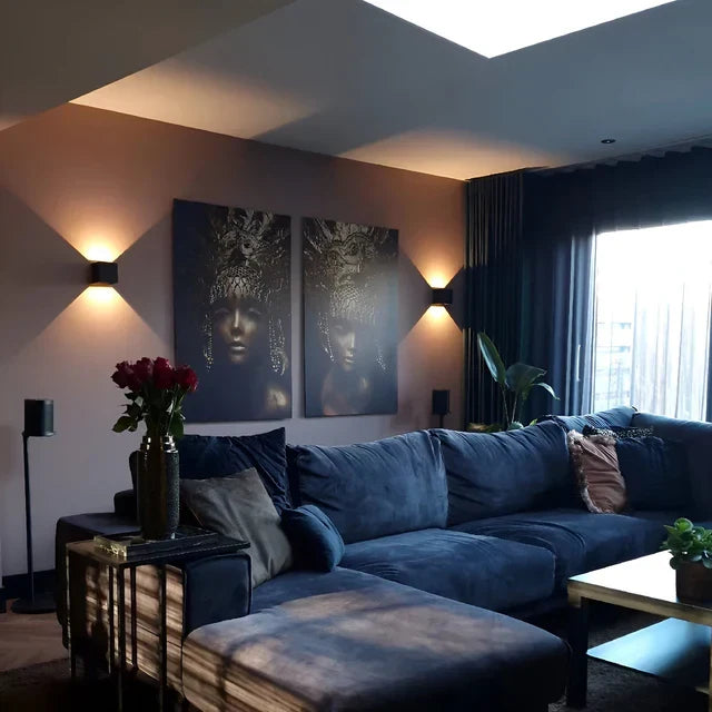 Kabellose LED Wandleuchte Minimalistisch Modern für Innen und Außen