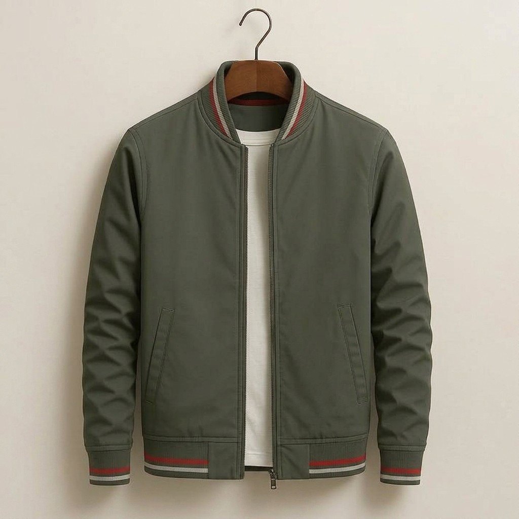 Jacke Herren Regular Fit Stehkragen Freizeit