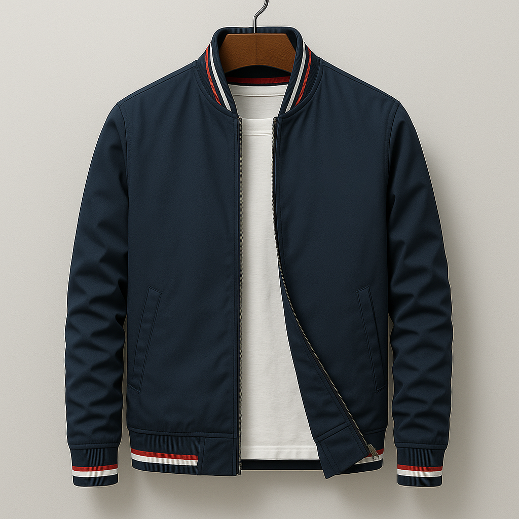 Jacke Herren Regular Fit Stehkragen Freizeit
