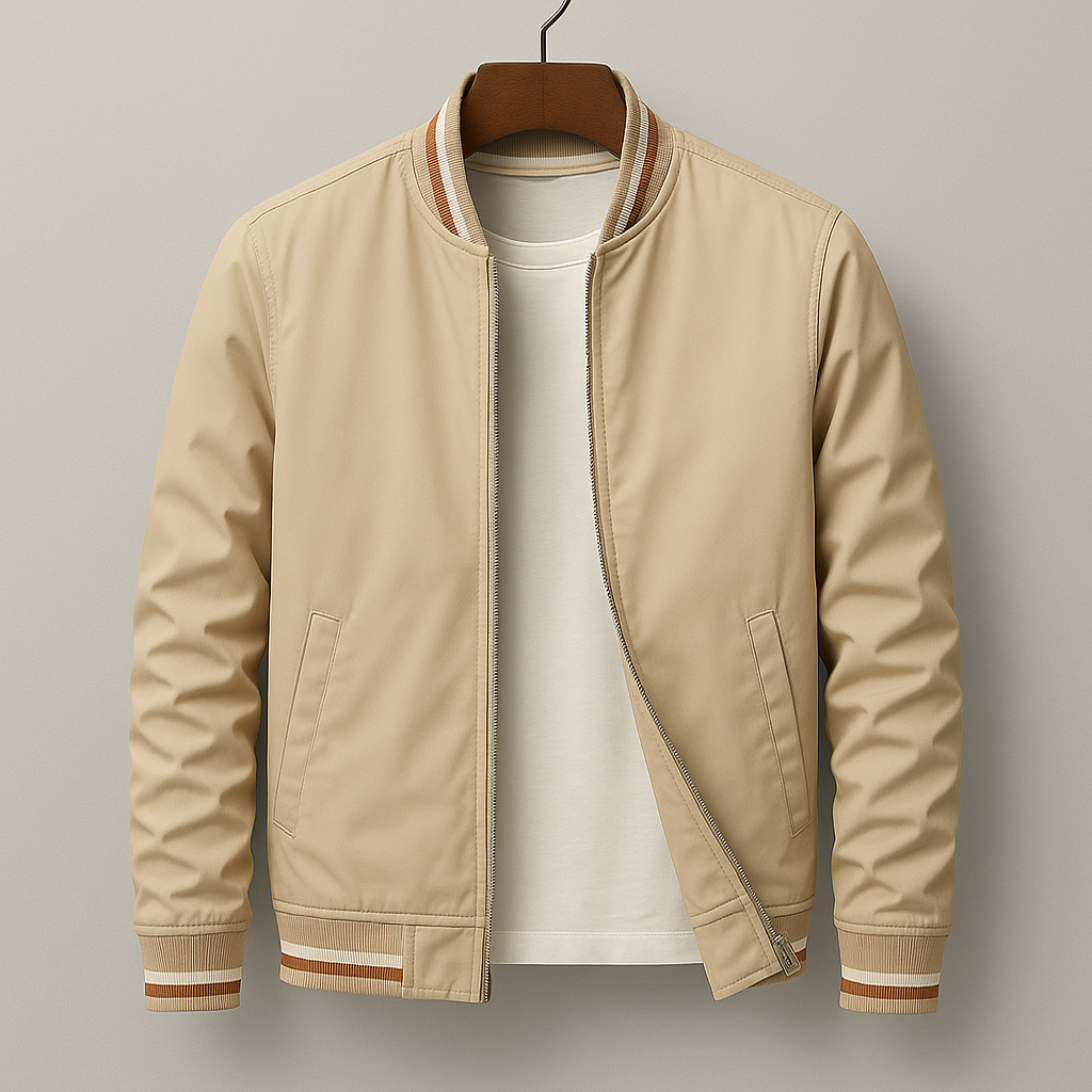 Jacke Herren Regular Fit Stehkragen Freizeit