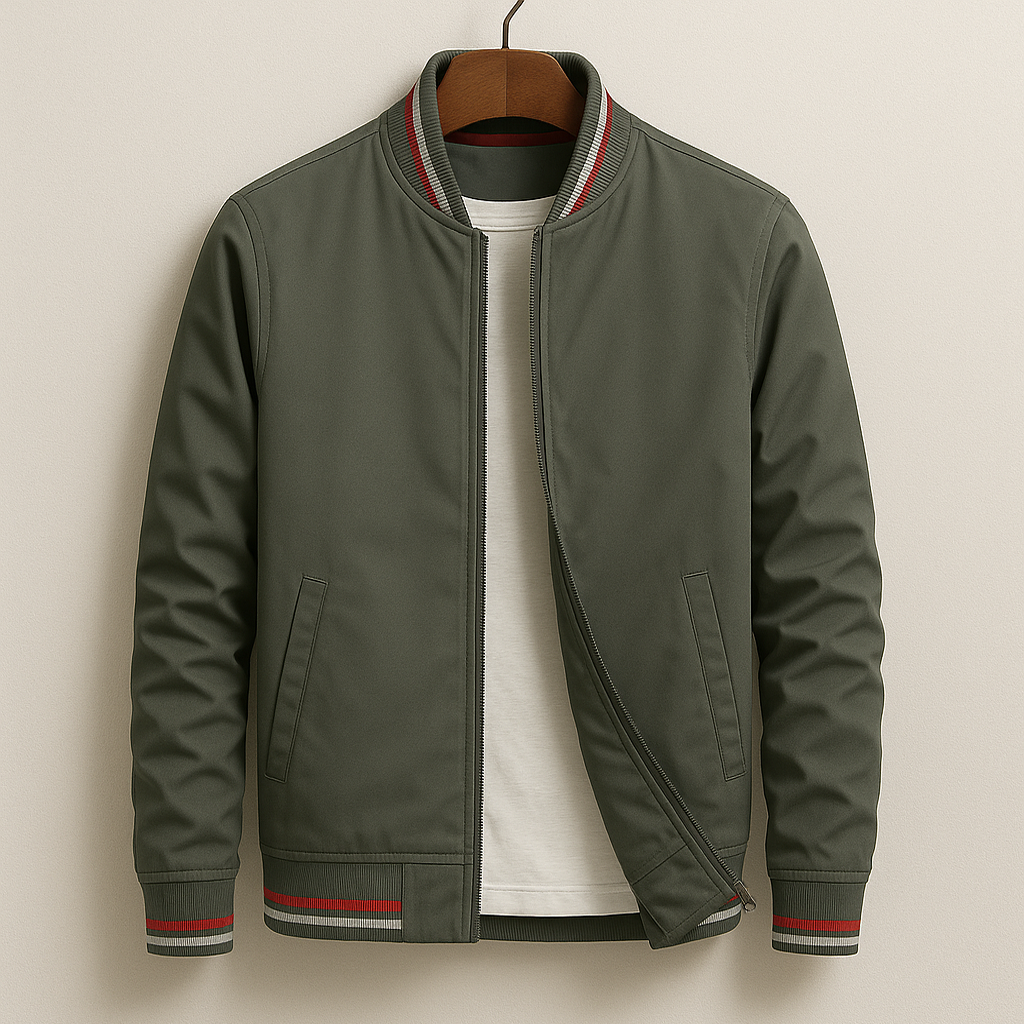 Jacke Herren Regular Fit Stehkragen Freizeit