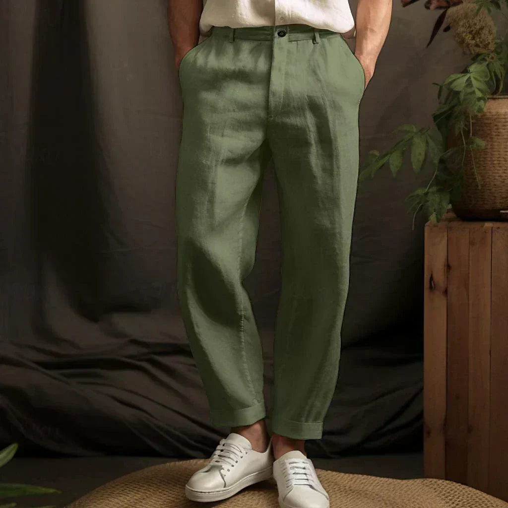Bequeme Herren Stoffhose mit Relaxed Fit – Luca