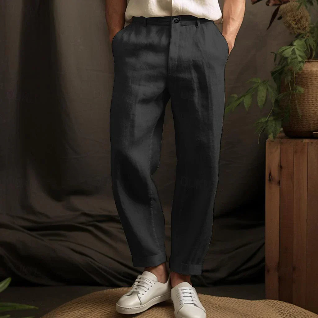 Bequeme Herren Stoffhose mit Relaxed Fit – Luca