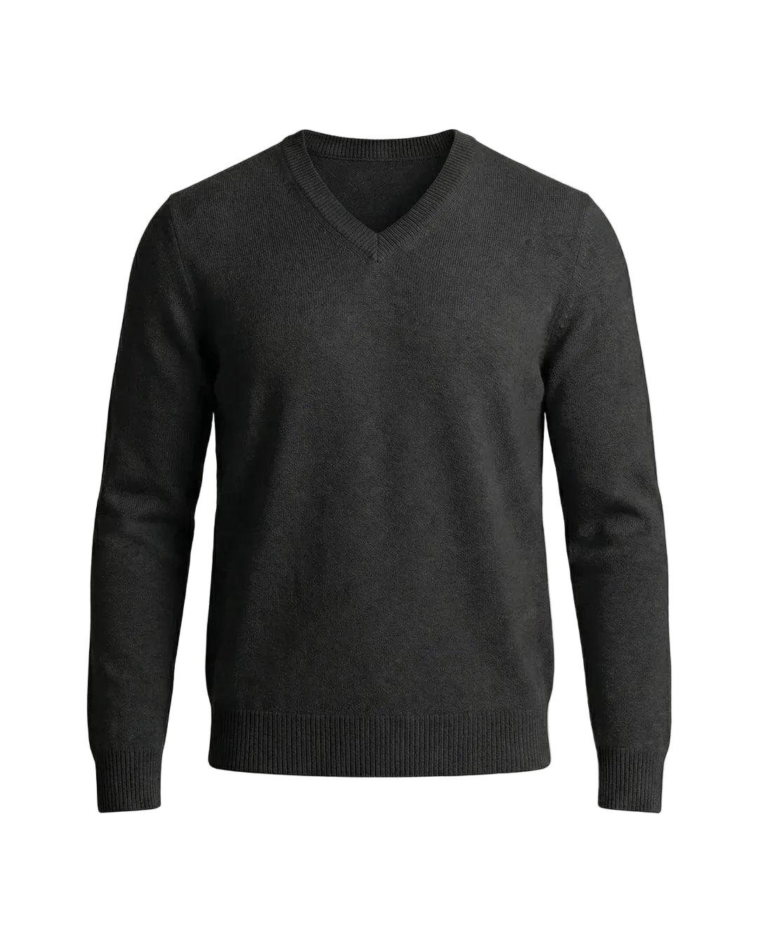 Pullover Herren Regular Fit V-Ausschnitt Freizeit