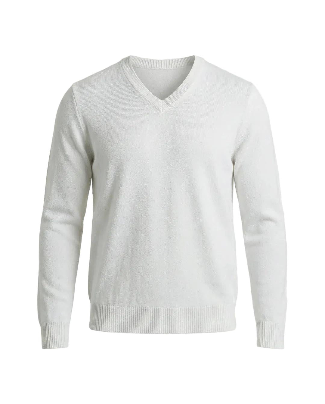 Pullover Herren Regular Fit V-Ausschnitt Freizeit