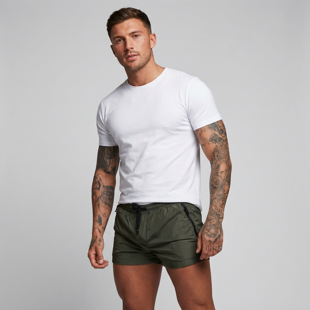 Badeshorts Herren Stretch Schnell trocknend Sommer