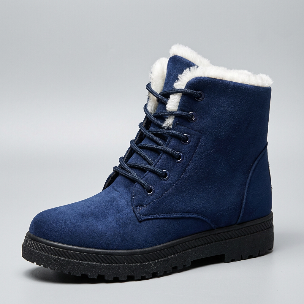 Damen Stiefeletten in Lederoptik mit schmalem Schaft