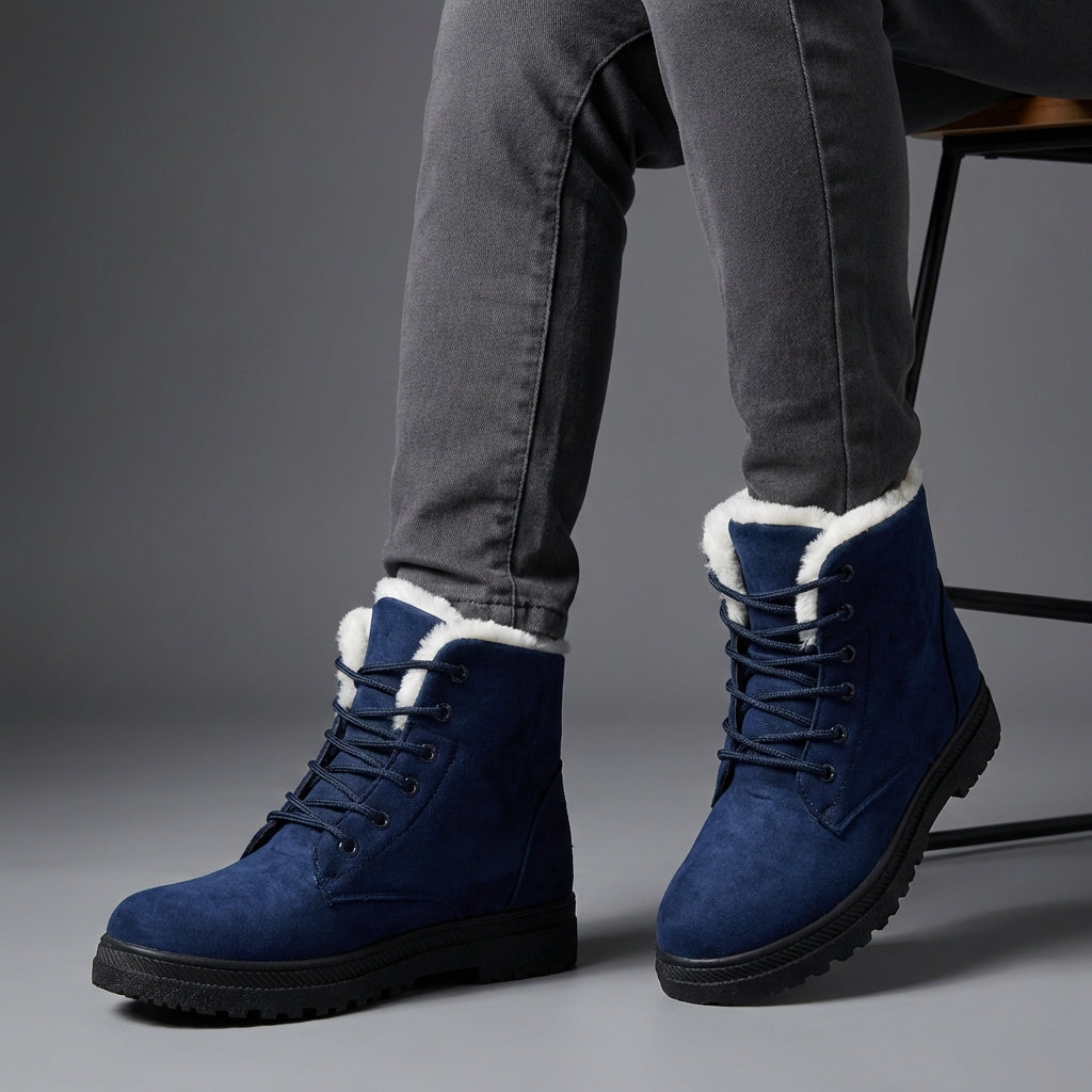 Damen Stiefeletten in Lederoptik mit schmalem Schaft