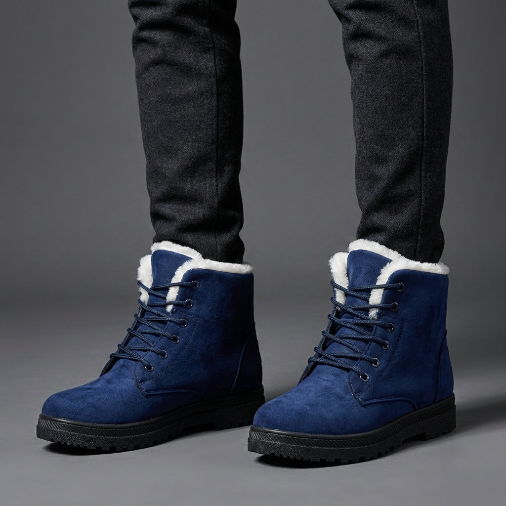 Damen Stiefeletten in Lederoptik mit schmalem Schaft