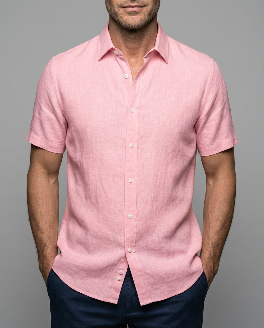 Kurzarmhemd Herren Regular Fit Freizeit Sommer