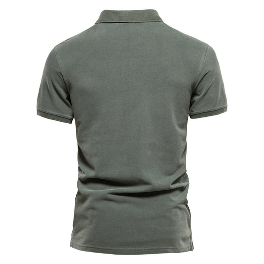 Poloshirt Herren Regular Fit Casual V-Ausschnitt