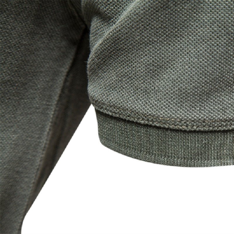 Poloshirt Herren Regular Fit Casual V-Ausschnitt