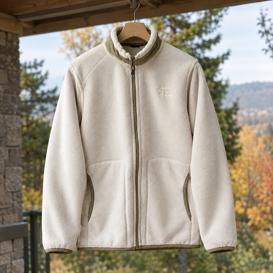 Herren Fleecejacke mit Stehkragen – Regular Fit