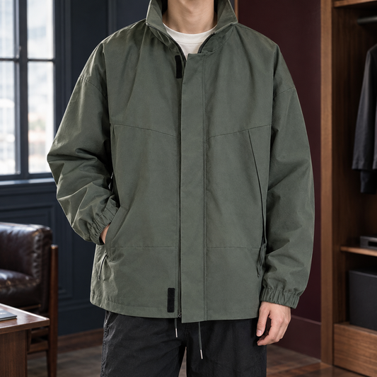 Herren Stehkragenjacke – Regular Fit, Casual