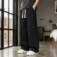 Herren Utility-Hose mit Kordelzugbund in weiter Passform
