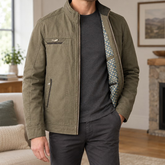 Damen Stehkragenjacke – Regular Fit, Casual
