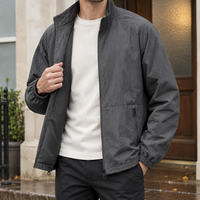 Herren Stehkragenjacke leicht – Regular Fit, Freizeit