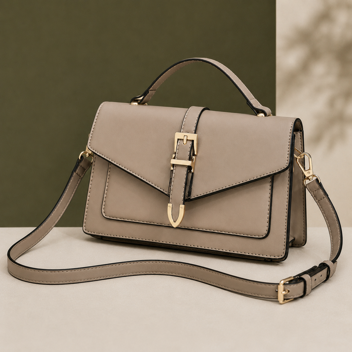 Damen Handtasche Savoia | Modell mit Schnallenverschluss
