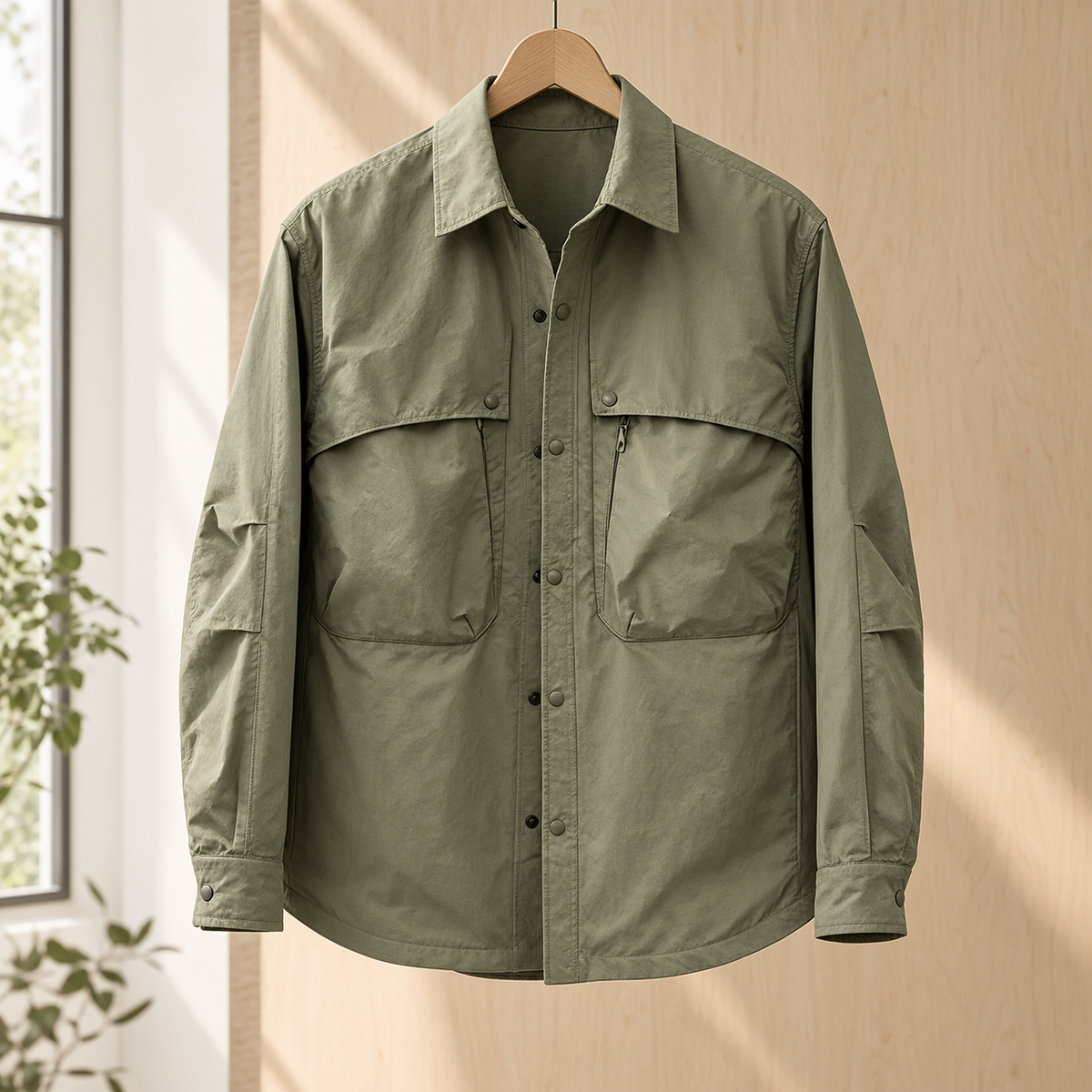 Herren Utility-Overshirt – Relaxed Fit, Freizeit