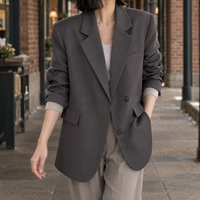 Damen Blazer Relaxed Fit Business und Smart-Casual