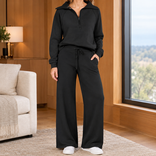 Damen Set mit weiter Hose – Relaxed Fit, Freizeit