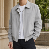 Herren Zip-Jacke – Relaxed Fit, Freizeit
