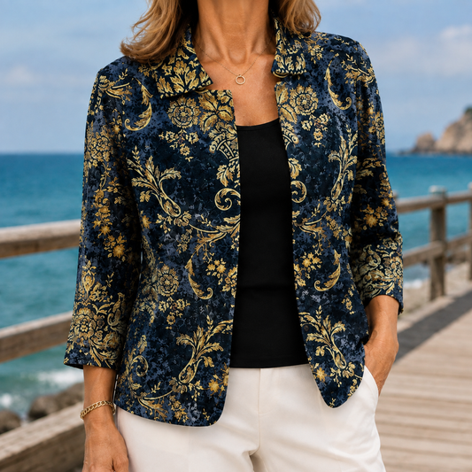 Damen Jacke mit Barockmuster