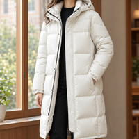 Damen Jacke mit Kapuze und Stehkragen
