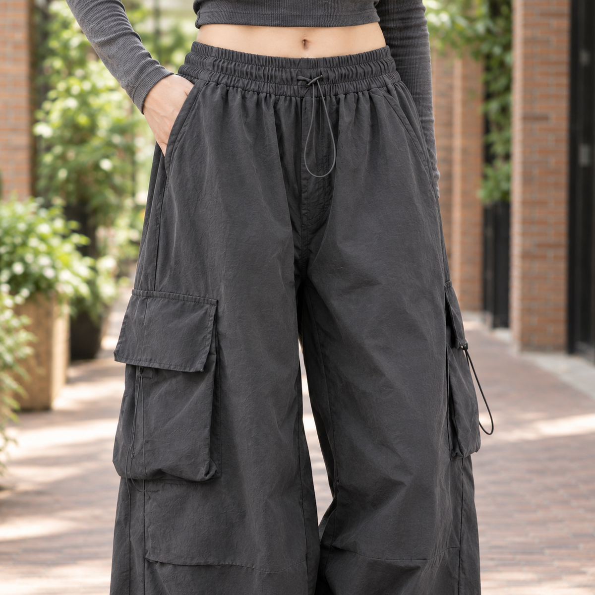 Damen Hose mit weitem Bein – Relaxed Fit