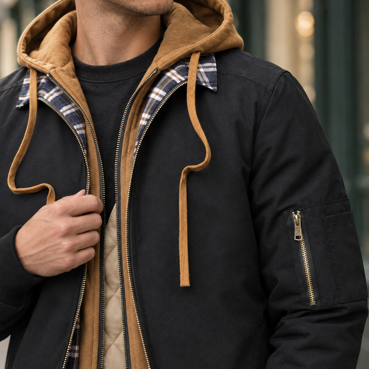 Herren Jacke wasserdicht – Regular Fit, Freizeit