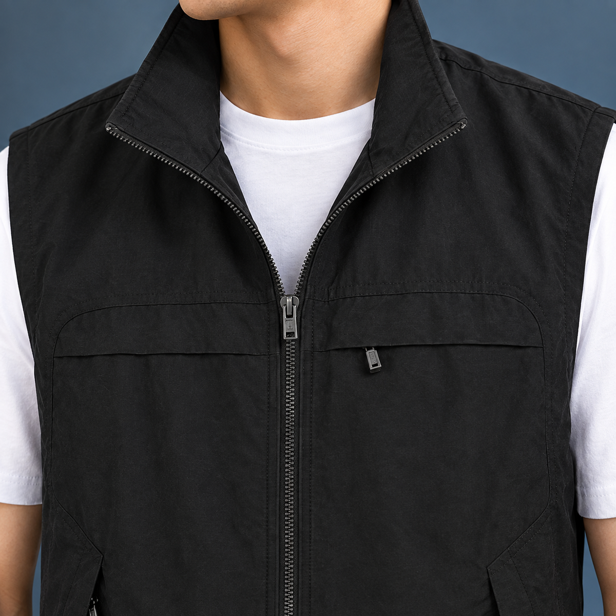 Herren Utility-Weste ärmellos – Regular Fit
